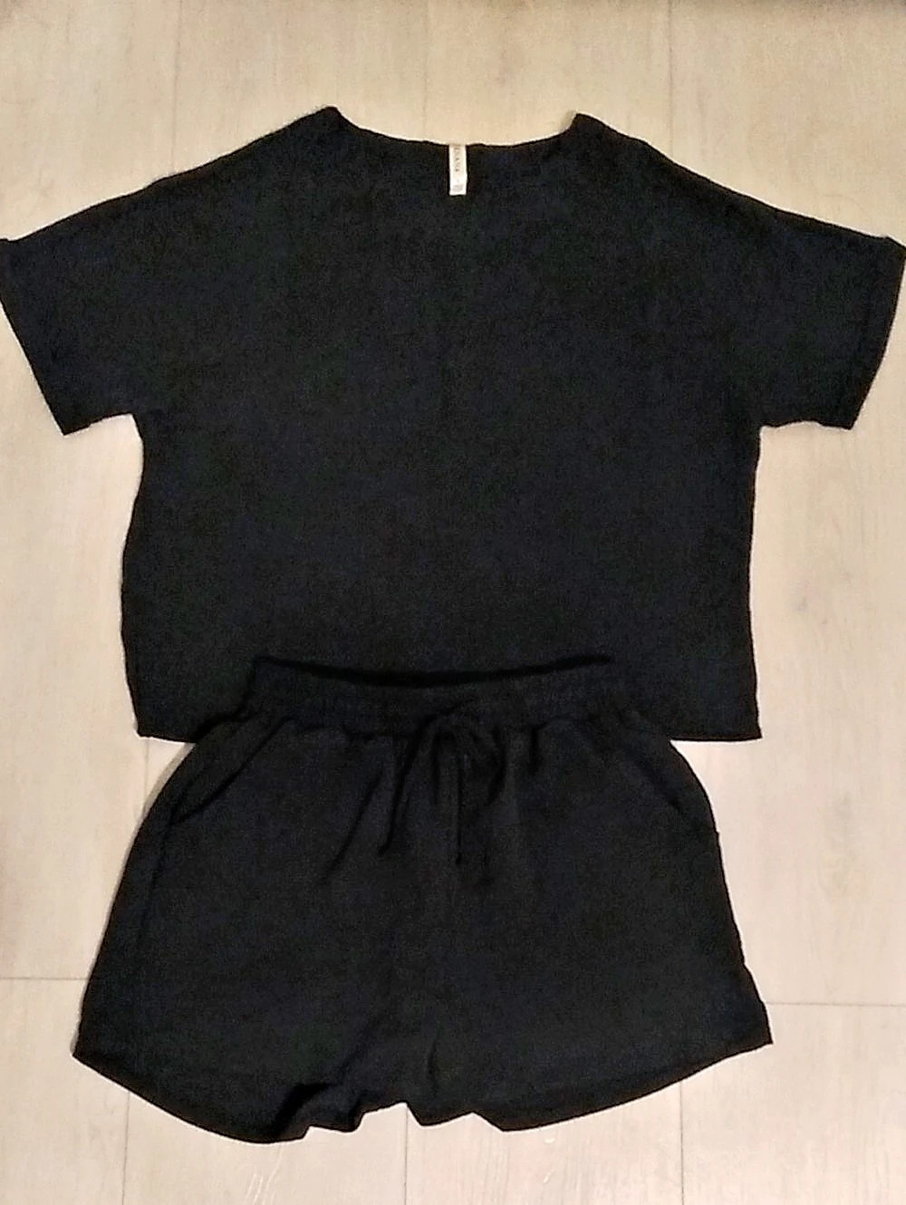 ZENANA Black Set Size Small